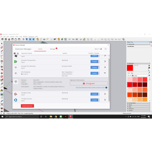 Установка плагина MindSight Studios Bevel для SketchUp